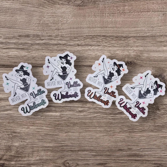 Never Mix Vodka and Witchcraft Sticker - 2" x 3" Waterproof Sticker